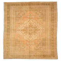 Türkei Anatoly Bereich Teppiche - Wolle Braun Elfenbein Orange Gelb - 92846
