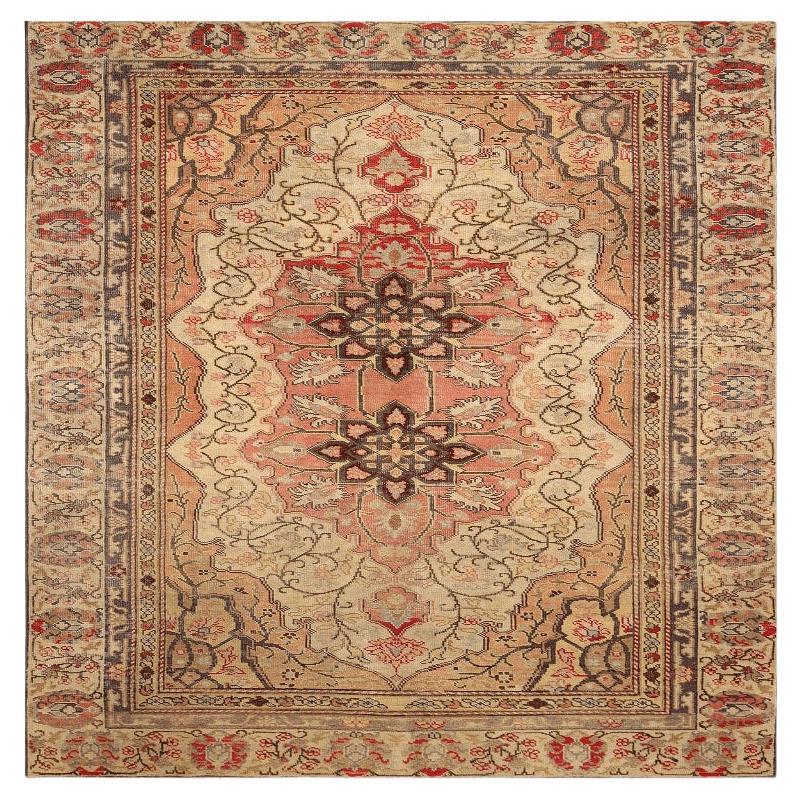 Türkei Anatoly Bereich Teppiche - Wolle Braun Elfenbein Rosa Design - 92962