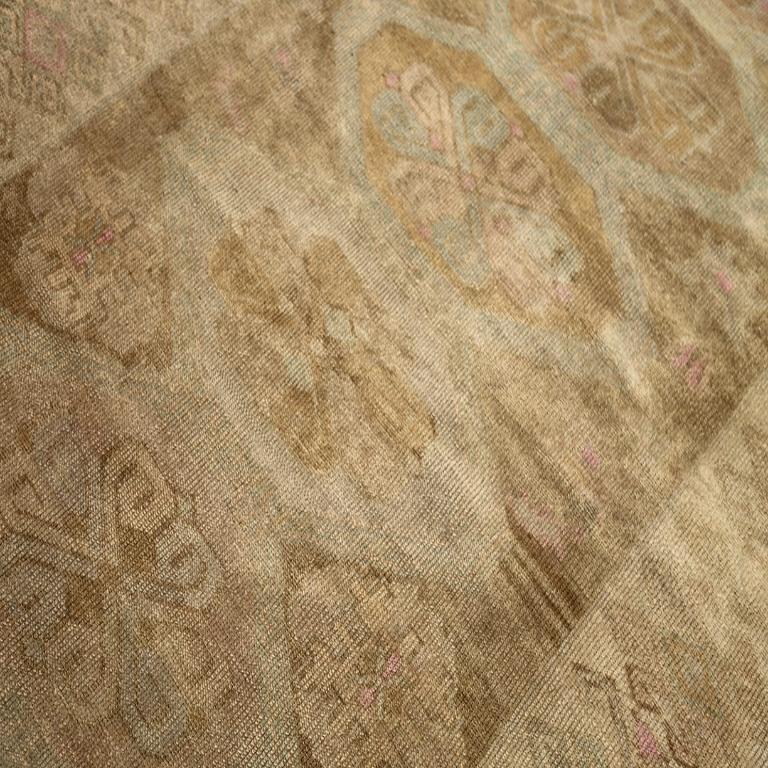 Türkei Anatoly Bereich Teppiche - Wolle Braun Elfenbein Rosa Design - 93000 (Türkisch) im Angebot
