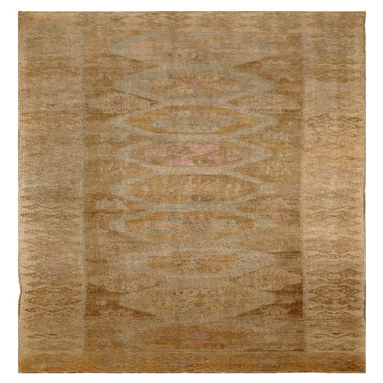 Türkei Anatoly Bereich Teppiche - Wolle Braun Elfenbein Rosa Design - 93000