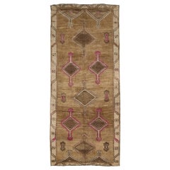 Tappeti Turchia Anatoly - Lana Marrone Avorio Rosa - 93133