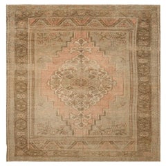 Türkei Anatoly Bereich Teppiche - Wolle Braun Elfenbein Rosa Taupe Design - 92967