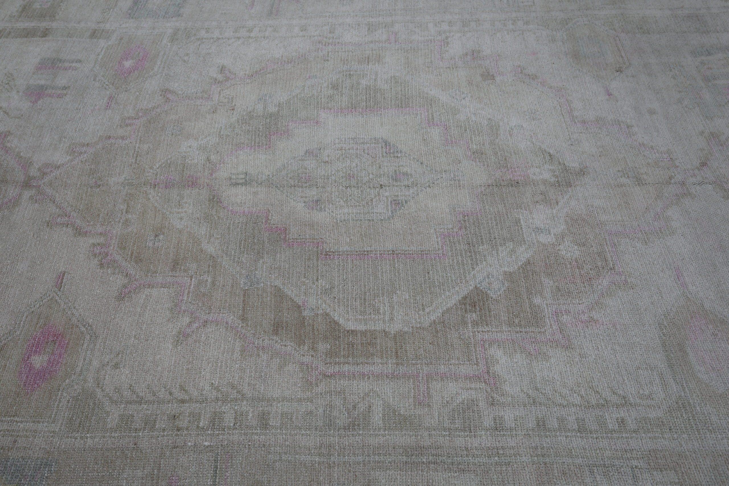 Türkei Anatoly Bereich Teppiche - Wolle Brown Elfenbein Purpel Design - 93016 (20. Jahrhundert) im Angebot