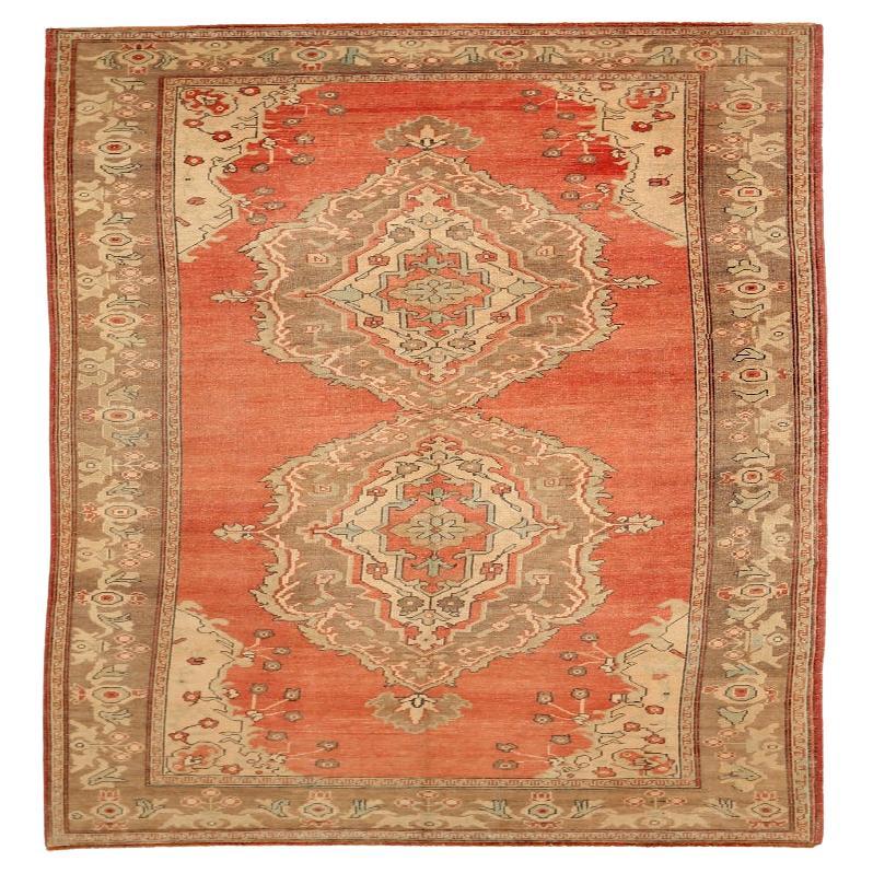 Türkei Anatoly Bereich Teppiche - Wolle Braun Elfenbein Rot Design - 92816