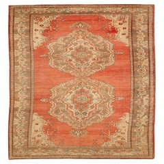 Türkei Anatoly Bereich Teppiche - Wolle Braun Elfenbein Rot Design - 92816