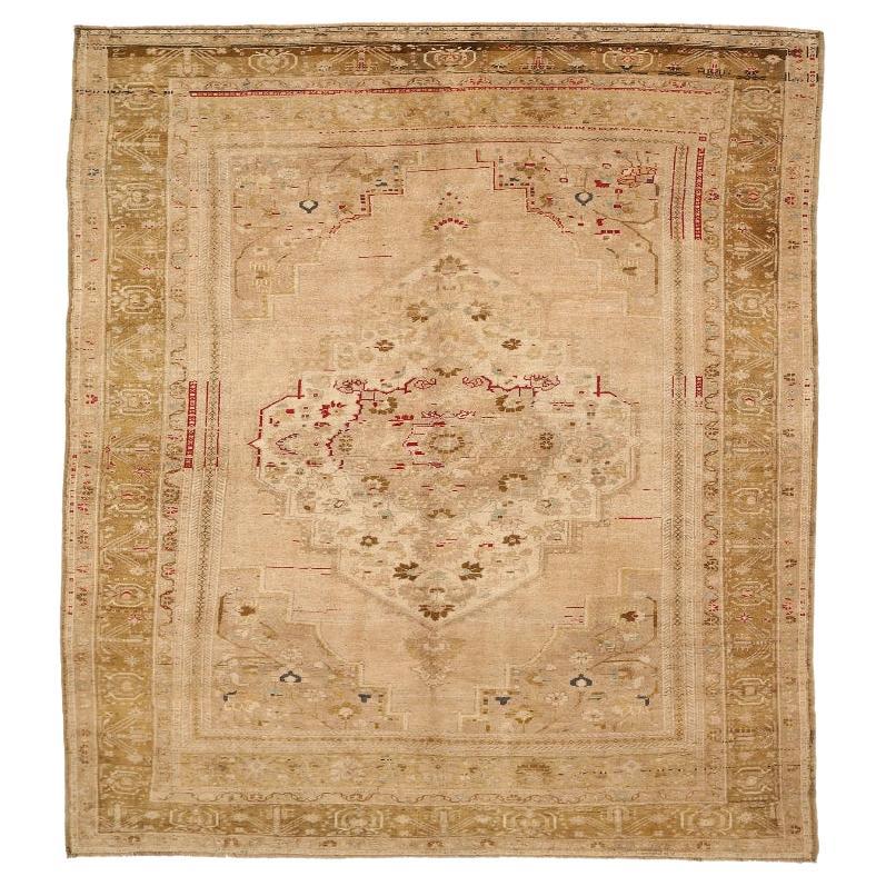 Türkei Anatoly Bereich Teppiche - Wolle Braun Elfenbein Rot Design - 92831