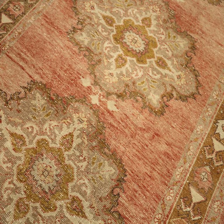 Türkei Anatoly Bereich Teppiche - Wolle Braun Elfenbein Rot Design - 92975 (Türkisch) im Angebot