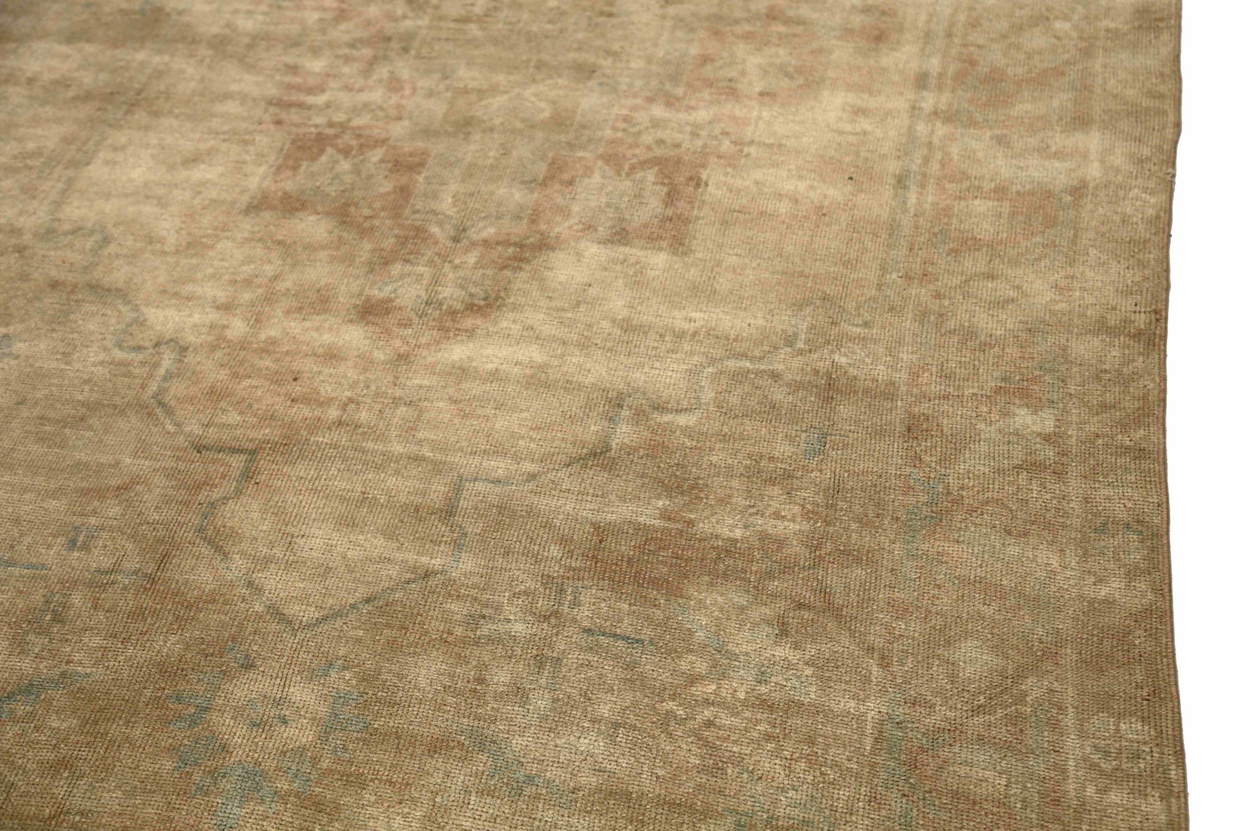 Türkei Anatoly Bereich Teppiche - Wolle Braun Elfenbein Taupe Design - 92920 (20. Jahrhundert) im Angebot