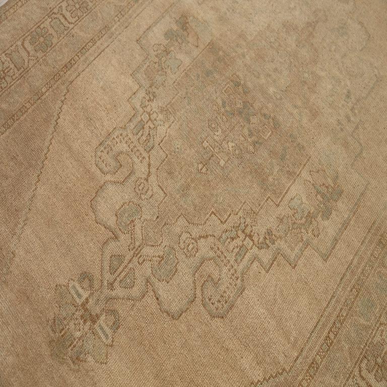 Tribal Turkey Anatoly Area Rugs - Wool Brown Ivory Taupe Design - 92928 For Sale