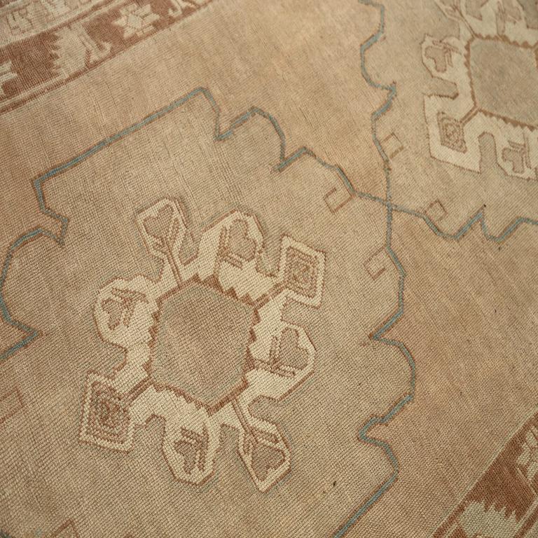 Türkei Anatoly Bereich Teppiche - Wolle Braun Elfenbein Taupe Design - 92942 (Türkisch) im Angebot