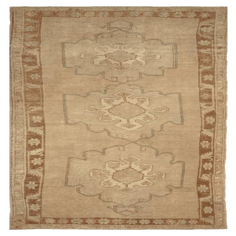 Türkei Anatoly Bereich Teppiche - Wolle Braun Elfenbein Taupe Design - 92942