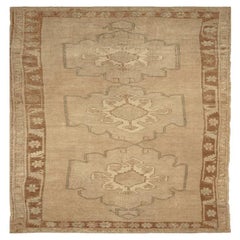 Türkei Anatoly Bereich Teppiche - Wolle Braun Elfenbein Taupe Design - 92942