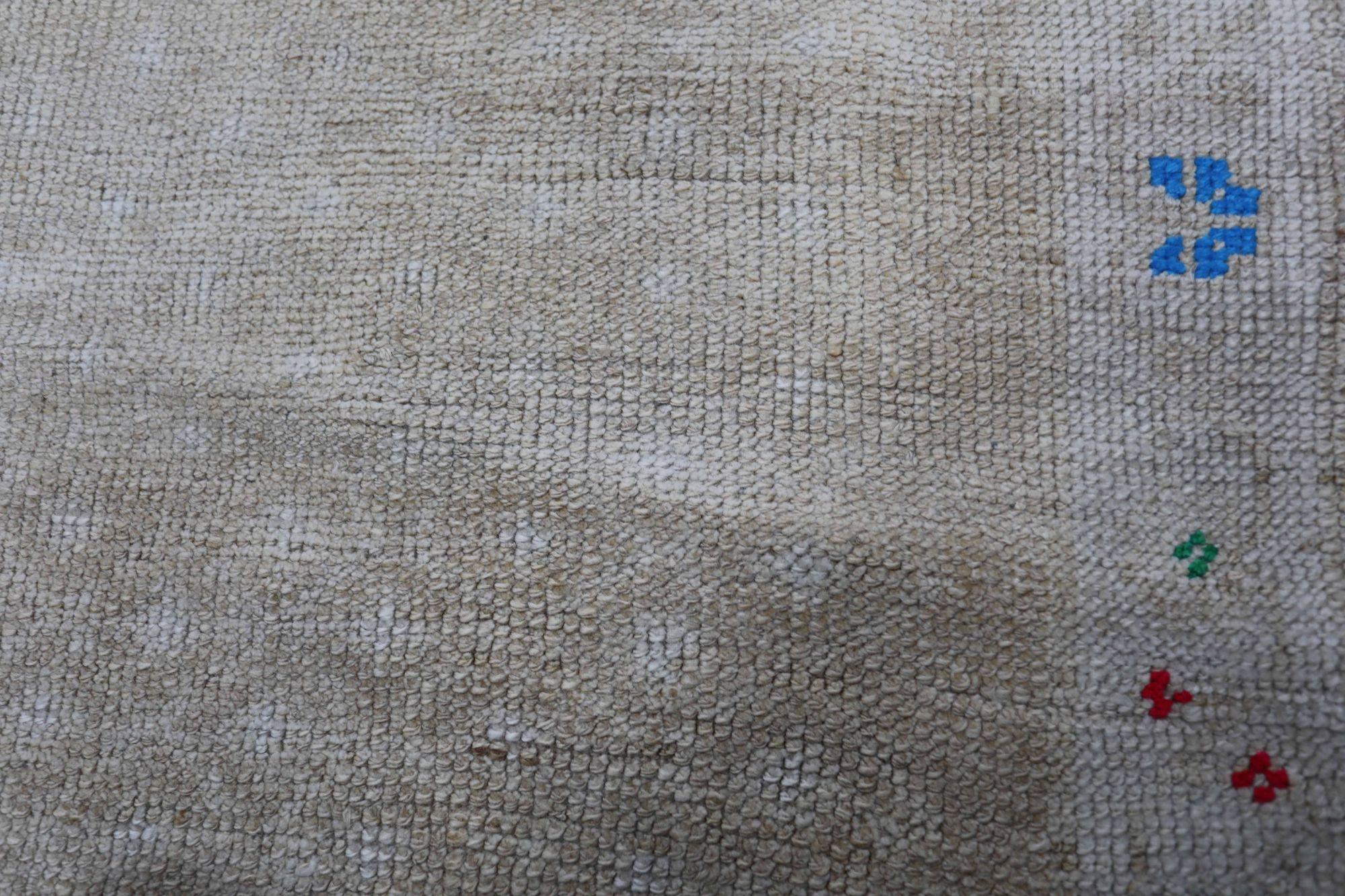Turc Turkey Anatoly Area Rugs - Wool Brown Ivory Taupe Design - 93029 en vente