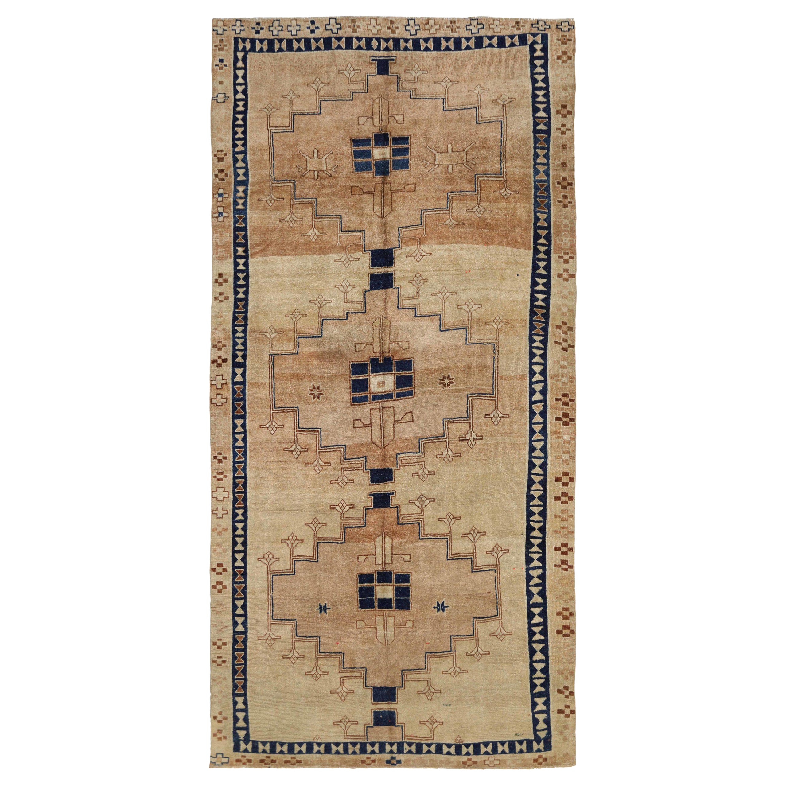 Tappeti Turchia Anatoly - Lana Marrone Avorio Design Terracotta - 93038 in vendita