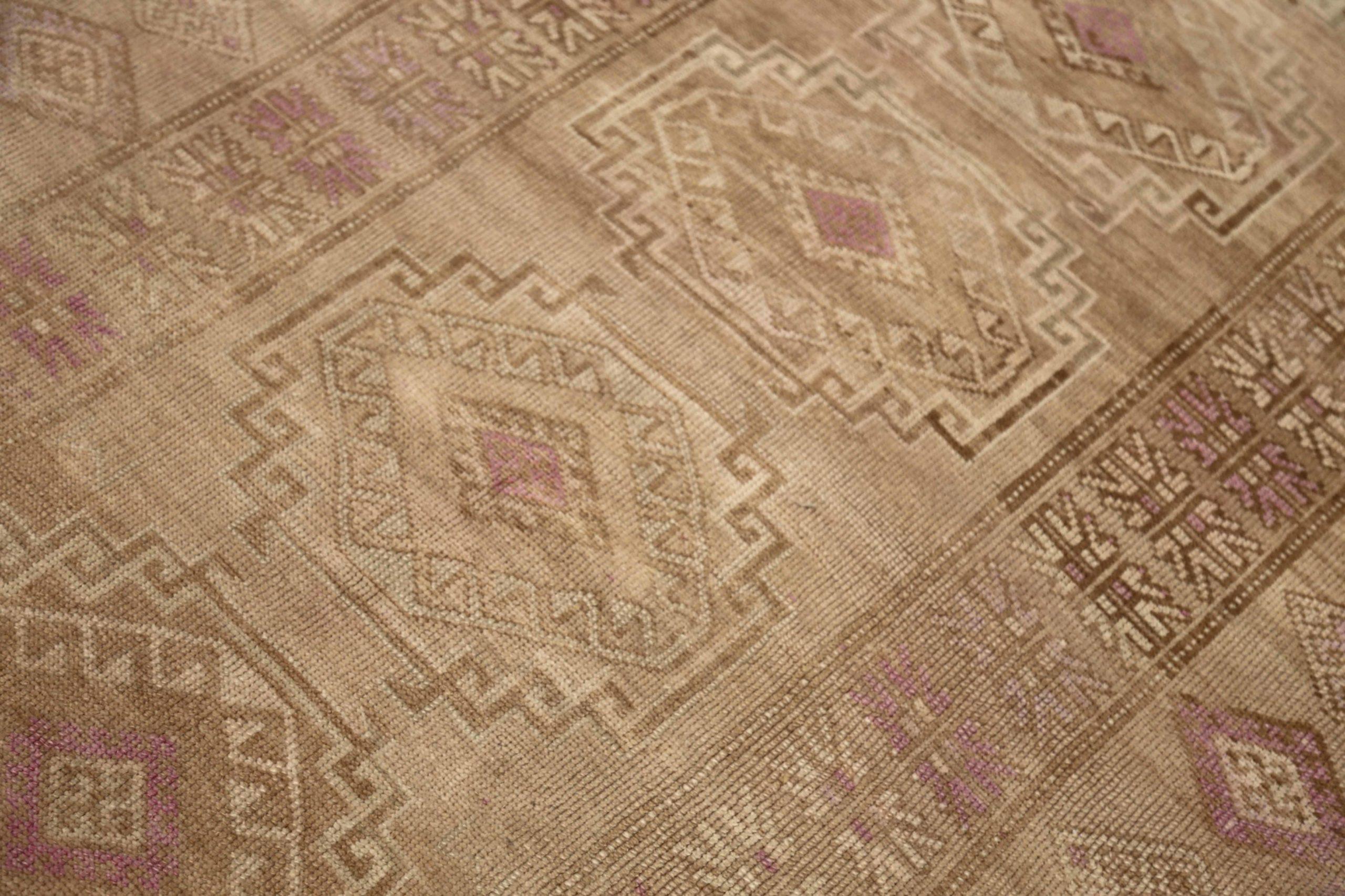 Türkei Anatoly Area Rugs - Wolle Brown Purpel Taupe Design - 92921 (Türkisch) im Angebot