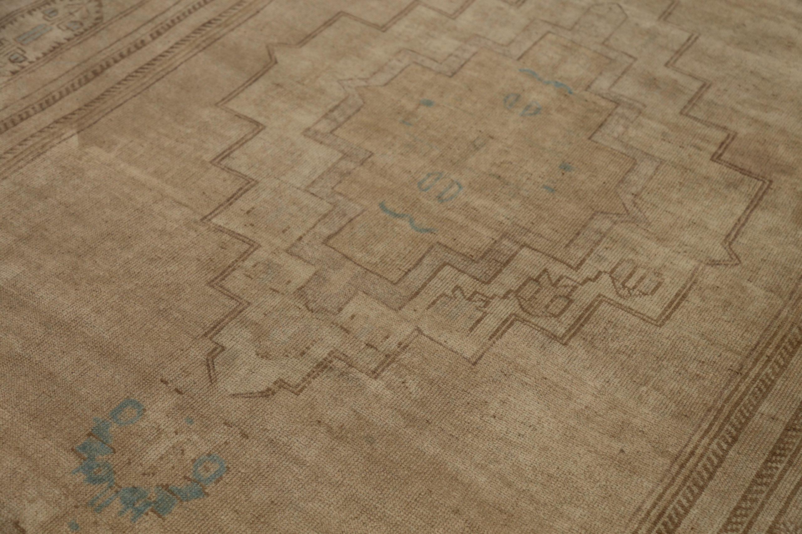 Türkei Anatoly Bereich Teppiche - Wolle Brown Taupe Design - 92884 (Türkisch) im Angebot