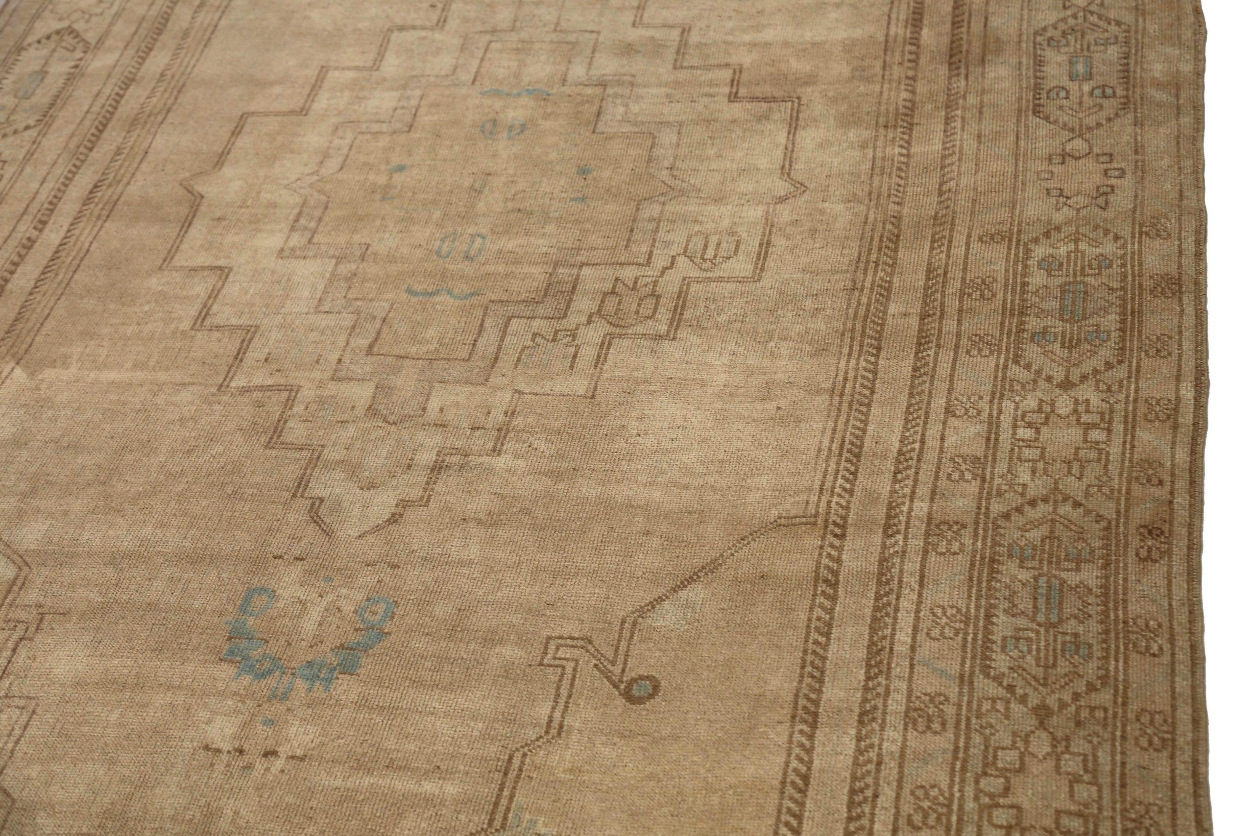 Türkei Anatoly Bereich Teppiche - Wolle Brown Taupe Design - 92884 (20. Jahrhundert) im Angebot