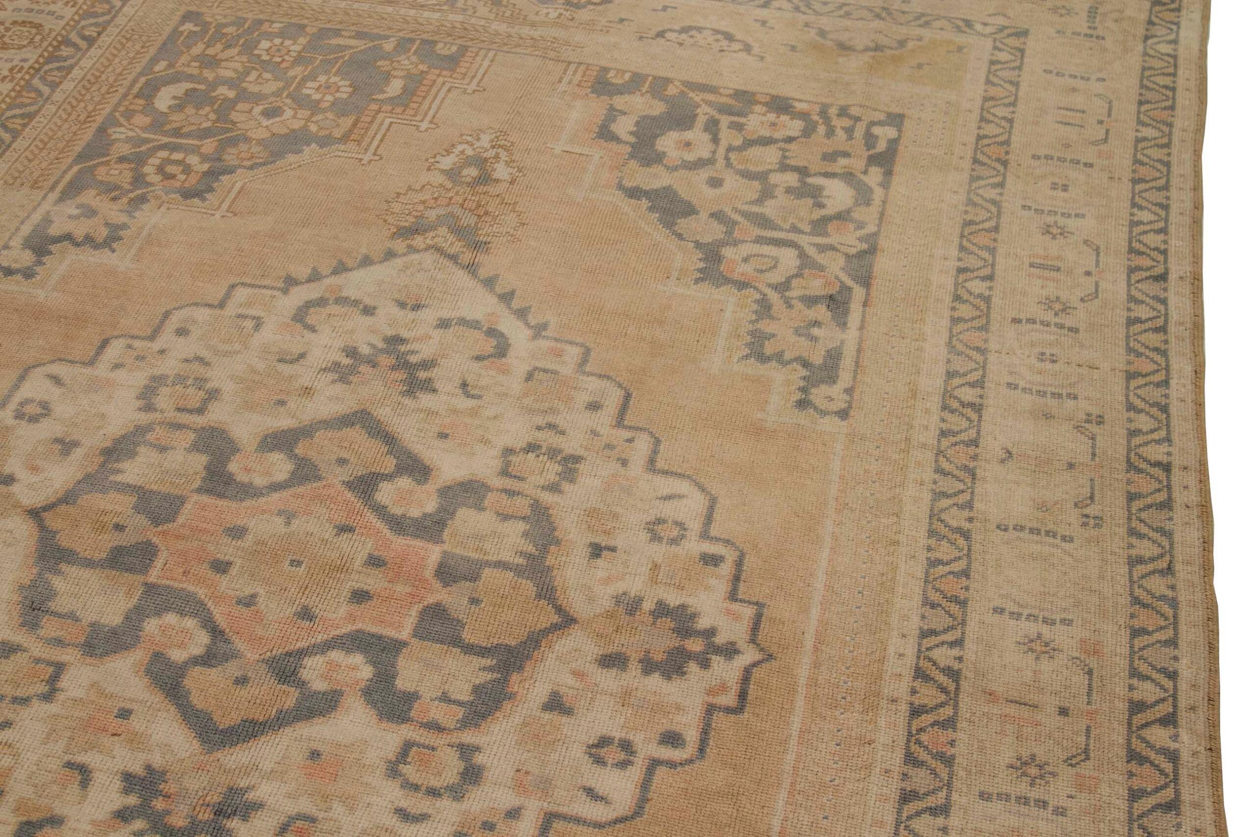 Türkische Anatoly-Teppiche - Wolle Grau Elfenbein Design - 92794 im Zustand „Hervorragend“ im Angebot in Dallas, TX