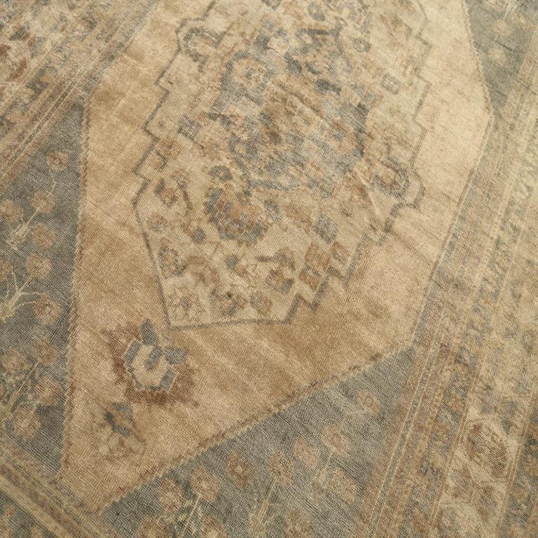 Türkische Anatoly-Teppiche - Wolle Grau Elfenbein Taupe Design - 92958 im Zustand „Hervorragend“ im Angebot in Dallas, TX
