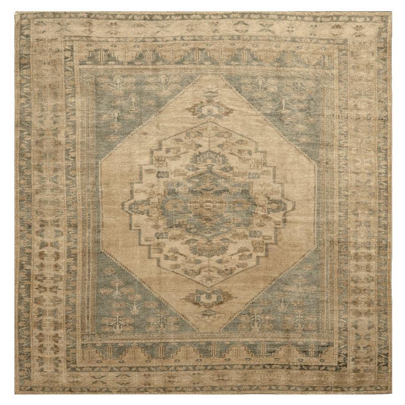 Türkische Anatoly-Teppiche - Wolle Grau Elfenbein Taupe Design - 92958