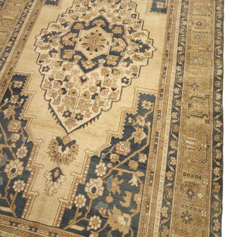 Türkei Anatoly Bereich Teppiche - Wolle Grau Elfenbein Gelb Design - 92951 im Zustand „Hervorragend“ im Angebot in Dallas, TX