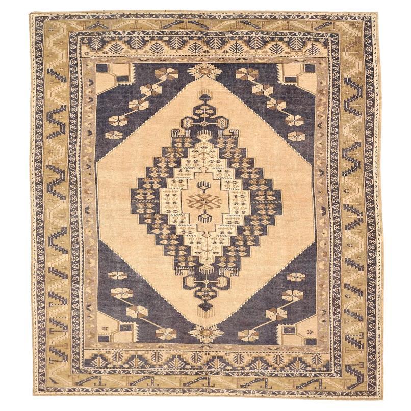 Türkische Anatoly-Teppiche - Wolle Grün Elfenbein Purpel Design - 92839