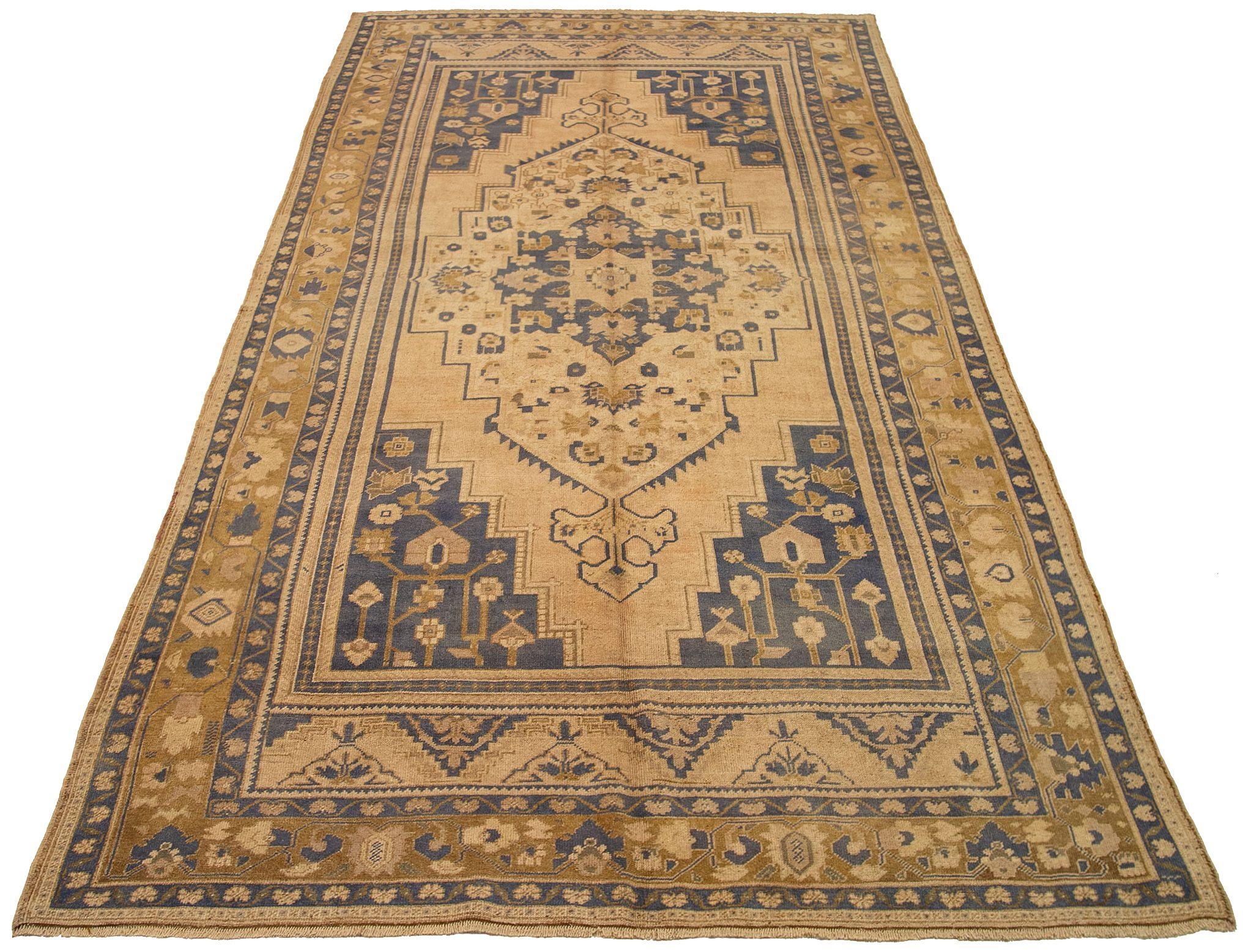Discover the elegance of Turkey Anatoly featuring Area Rugs in Circa 1940. Designed with Wool and IvoryNavy Blue, this exclusive design is perfect for enhancing your space.