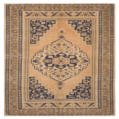 Tappeti Turchia Anatoly - Lana Avorio Blu Navy Rosa - 92949