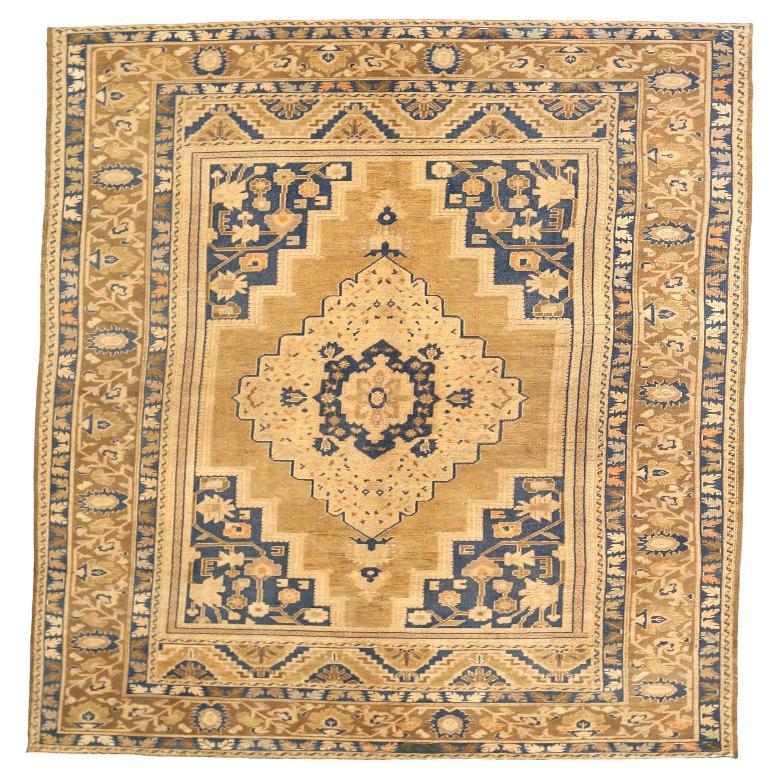 Türkei Anatoly Bereich Teppiche - Wolle Elfenbein Marineblau Gelb Design - 92838
