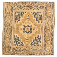 Türkei Anatoly Bereich Teppiche - Wolle Elfenbein Marineblau Gelb Design - 92838