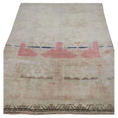 Turkey Anatoly-Teppiche - Wolle Elfenbein Rosa Taupe Design - 93108
