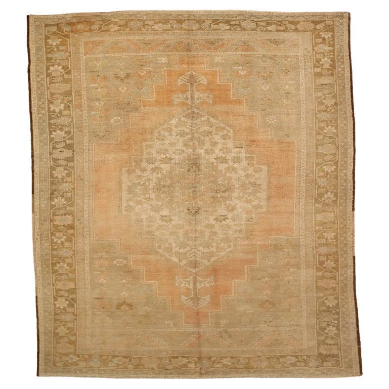 Türkei Anatoly Bereich Teppiche - Wolle Elfenbein Rosa Taupe Gelb - 92825