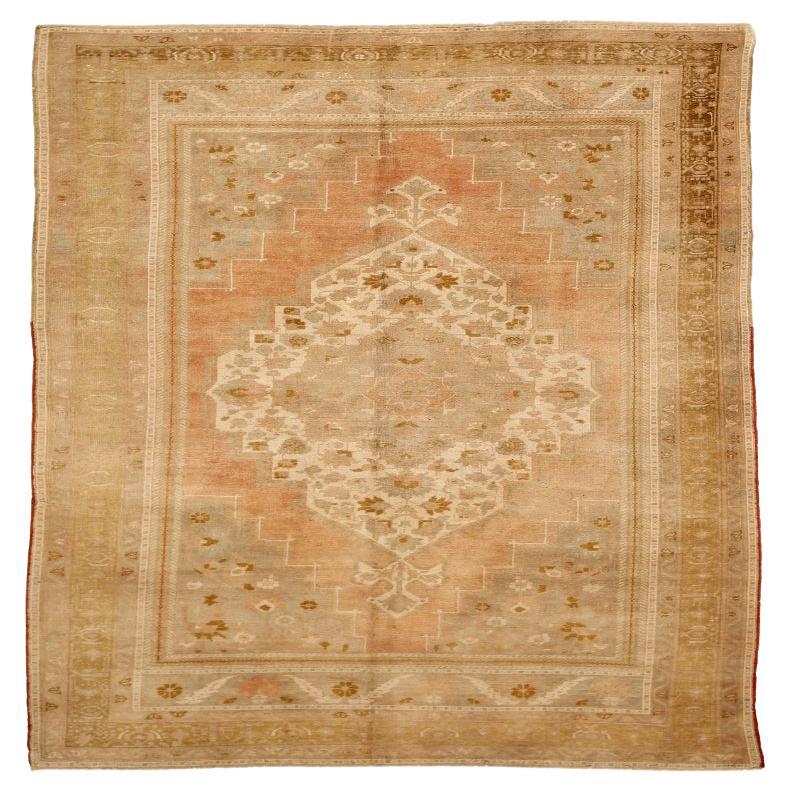 Türkei Anatoly Bereich Teppiche - Wolle Elfenbein Rosa Gelb Design - 92826