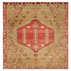 Turkey Anatoly-Teppiche aus der Türkei - Wolle in Rot und Taupe mit Muster - 92947