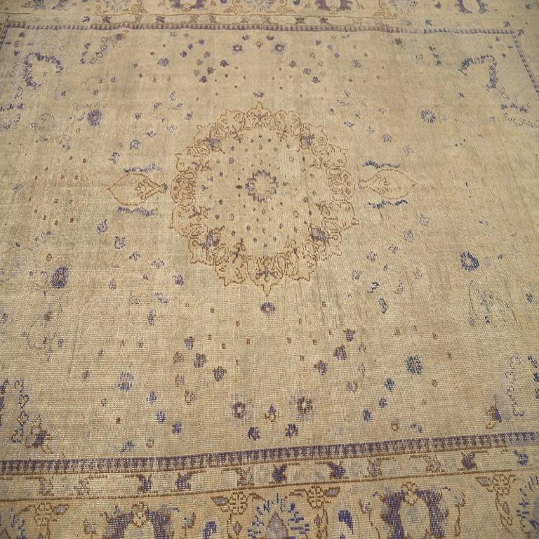 Turc Tapis de Turquie Anatoly - Motif taupe en laine - 92929 en vente