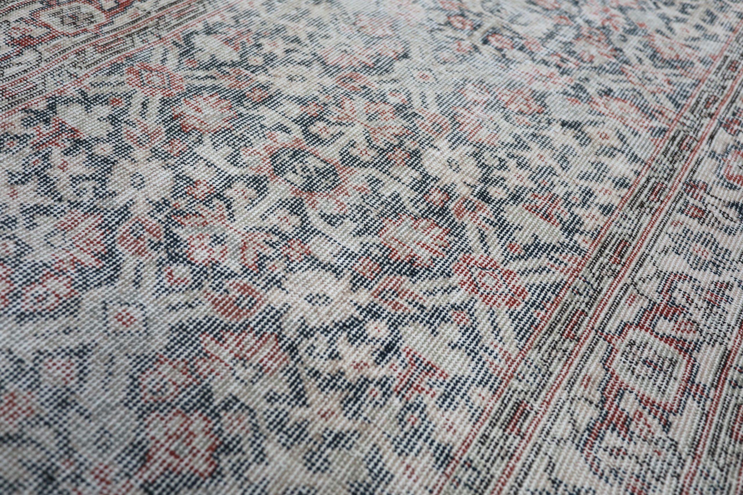Tribale Tappeto Runner Turkey Anatoly - Lana Nero Avorio Rosso Design - 93251 in vendita