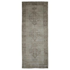 Tappeto Runner Turkey Anatoly - Lana Marrone Avorio Design - 93019