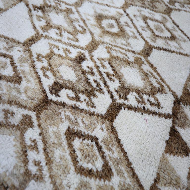 Turc Tapis de course Turkey Anatoly - Laine Brown Ivory Design - 93192 en vente