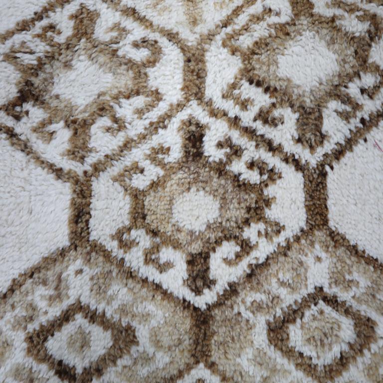 Tapis de course Turkey Anatoly - Laine Brown Ivory Design - 93192 Excellent état - En vente à Dallas, TX