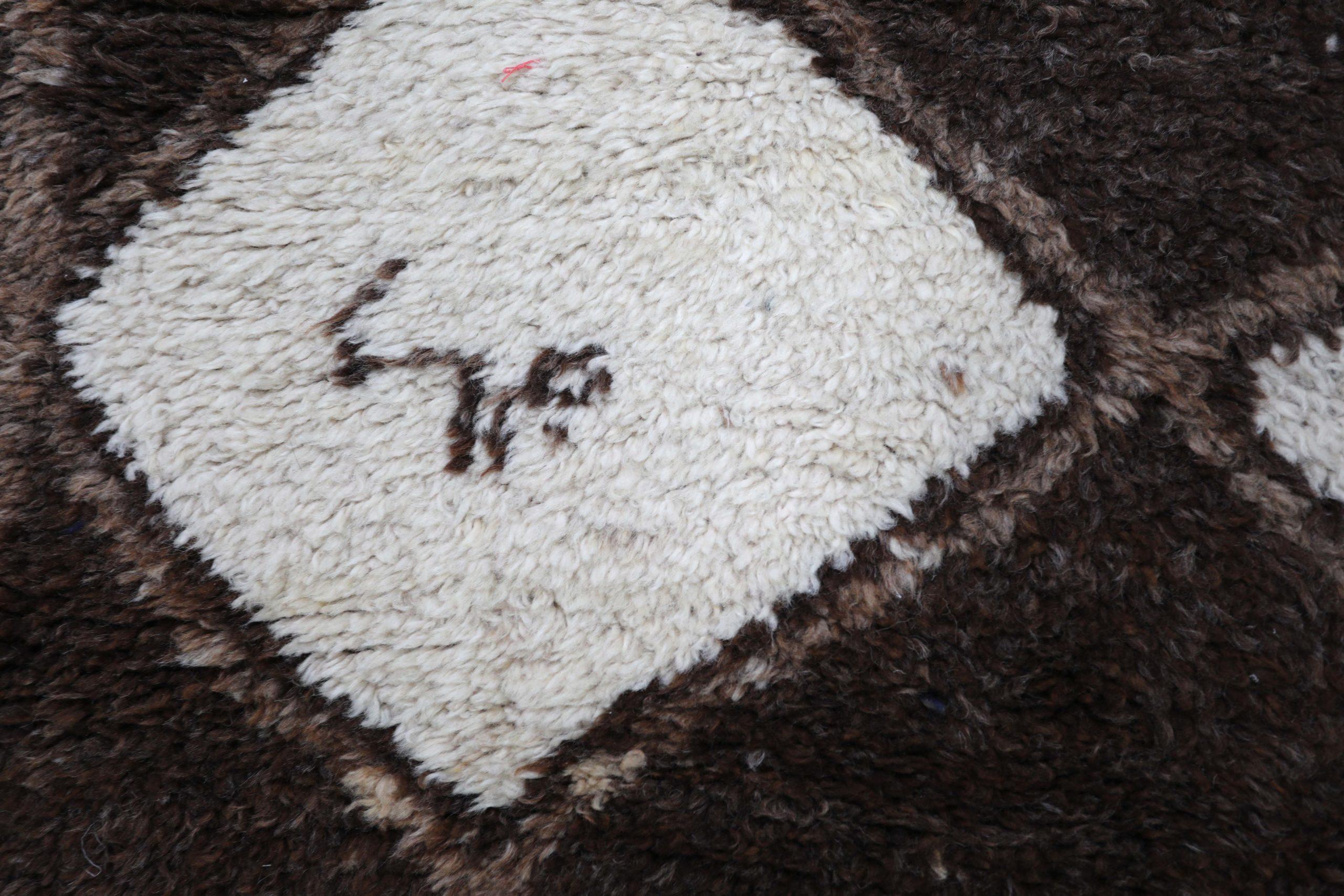 Tapis de course Turkey Anatoly - Laine Brown Ivory Design - 93197 Excellent état - En vente à Dallas, TX