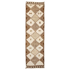 Tapis de course Turkey Anatoly - Laine Brown Ivory Design - 93205