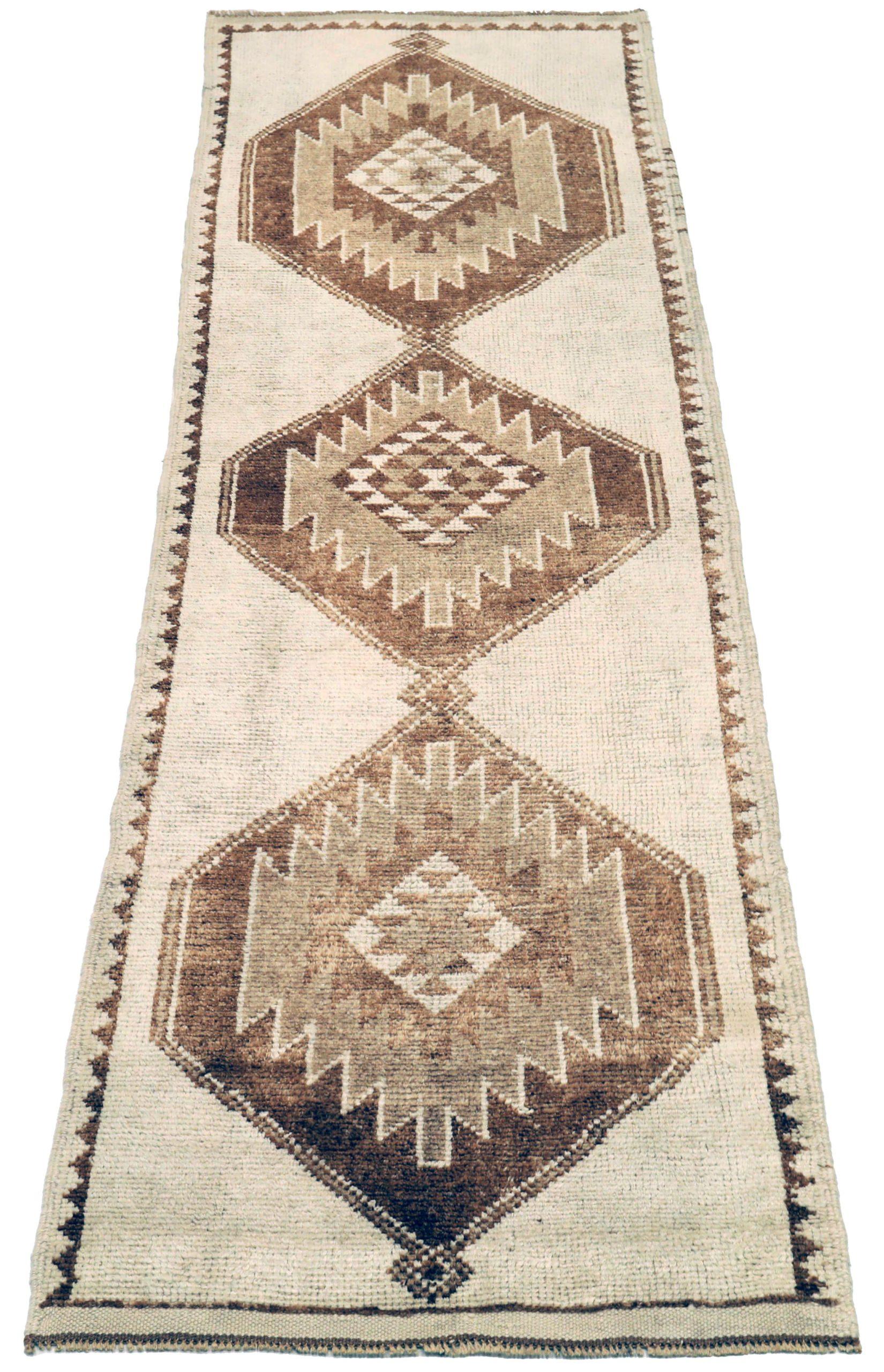 Discover the elegance of Turkey Anatoly featuring Runner Rug in Circa 1940. Designed with Wool and BrownIvory, this exclusive design is perfect for enhancing your space.