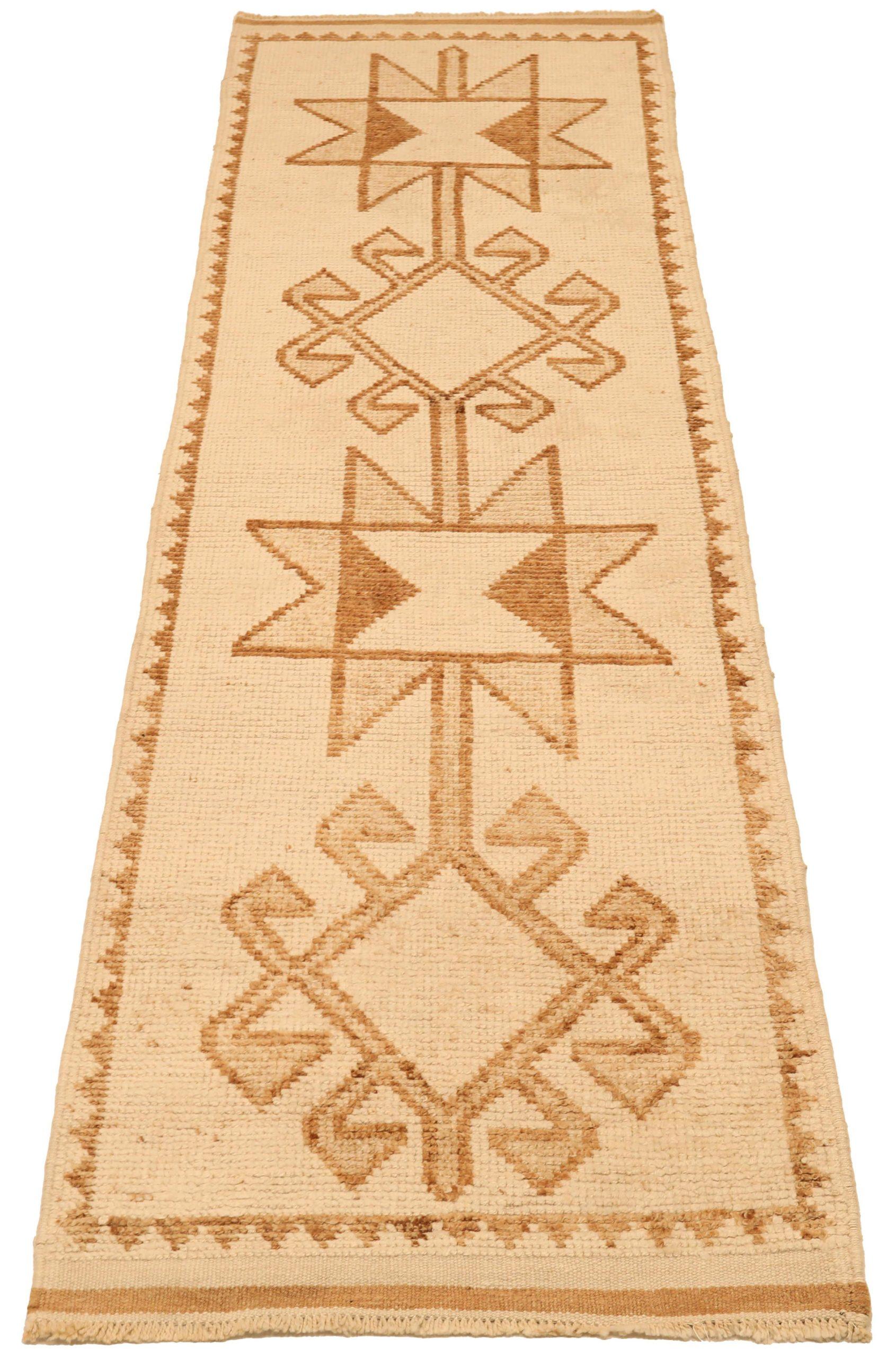 Discover the elegance of Turkey Anatoly featuring Runner Rug in Circa 1940. Designed with Wool and BrownIvory, this exclusive design is perfect for enhancing your space.