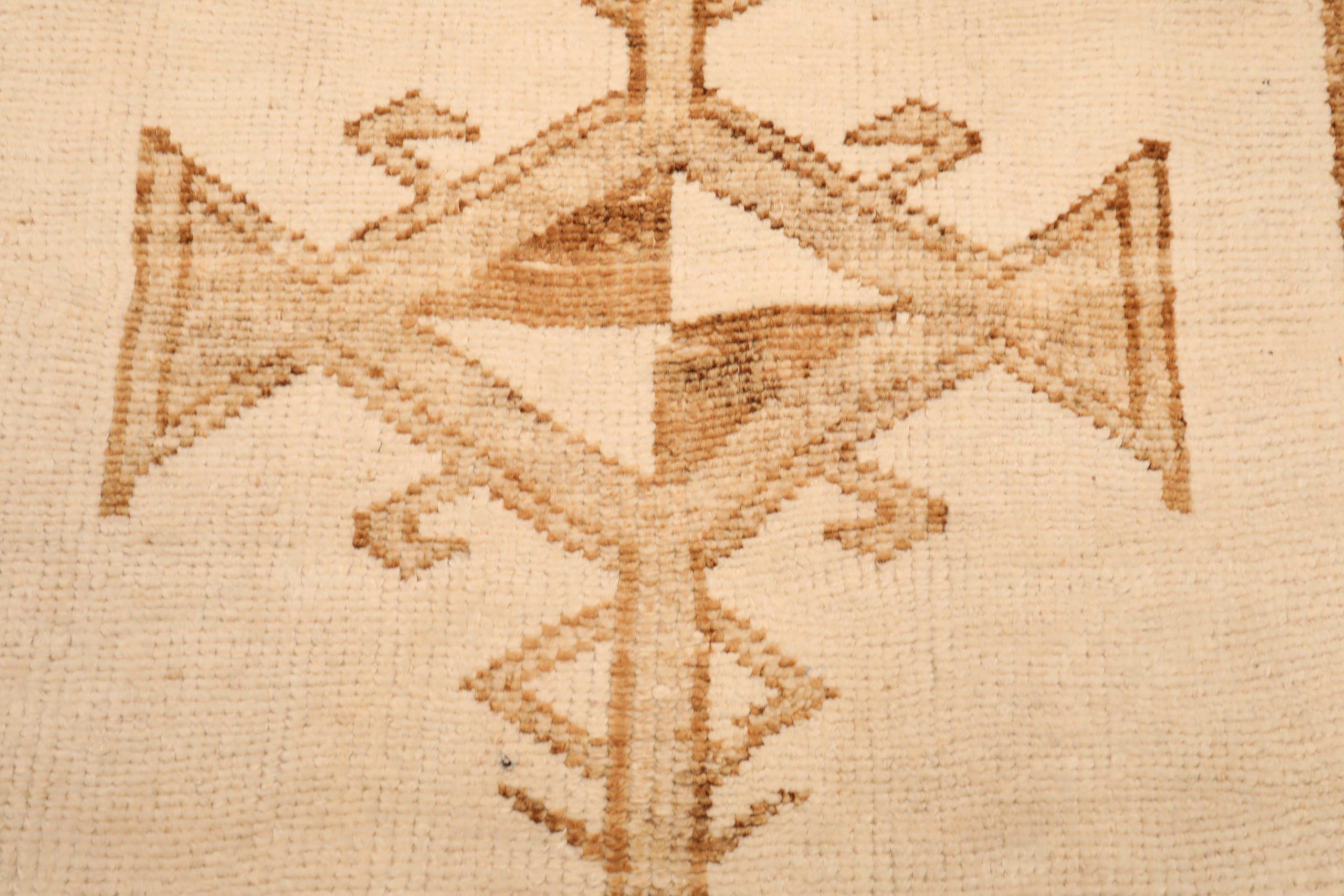 Tapis de course Turkey Anatoly - Laine Brown Ivory Design - 93338 Excellent état - En vente à Dallas, TX