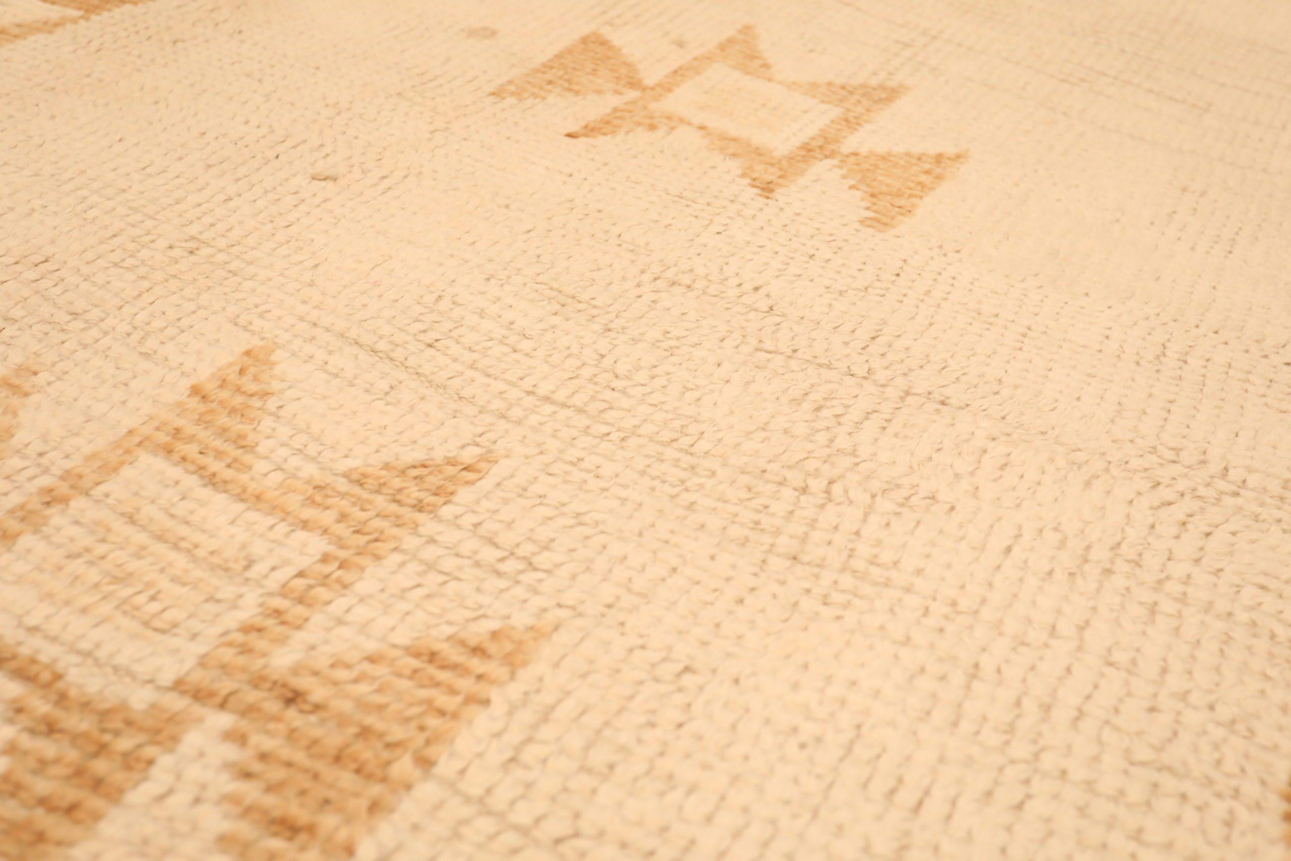 Turc Tapis de course Turkey Anatoly - Laine Brown Ivory Design - 93351 en vente