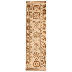 Tapis de course Turkey Anatoly - Laine Brown Ivory Design - 93361