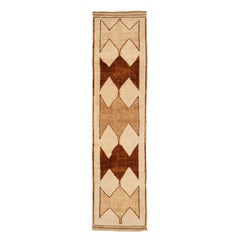Tapis de course Turkey Anatoly - Laine Brown Ivory Design - 93370