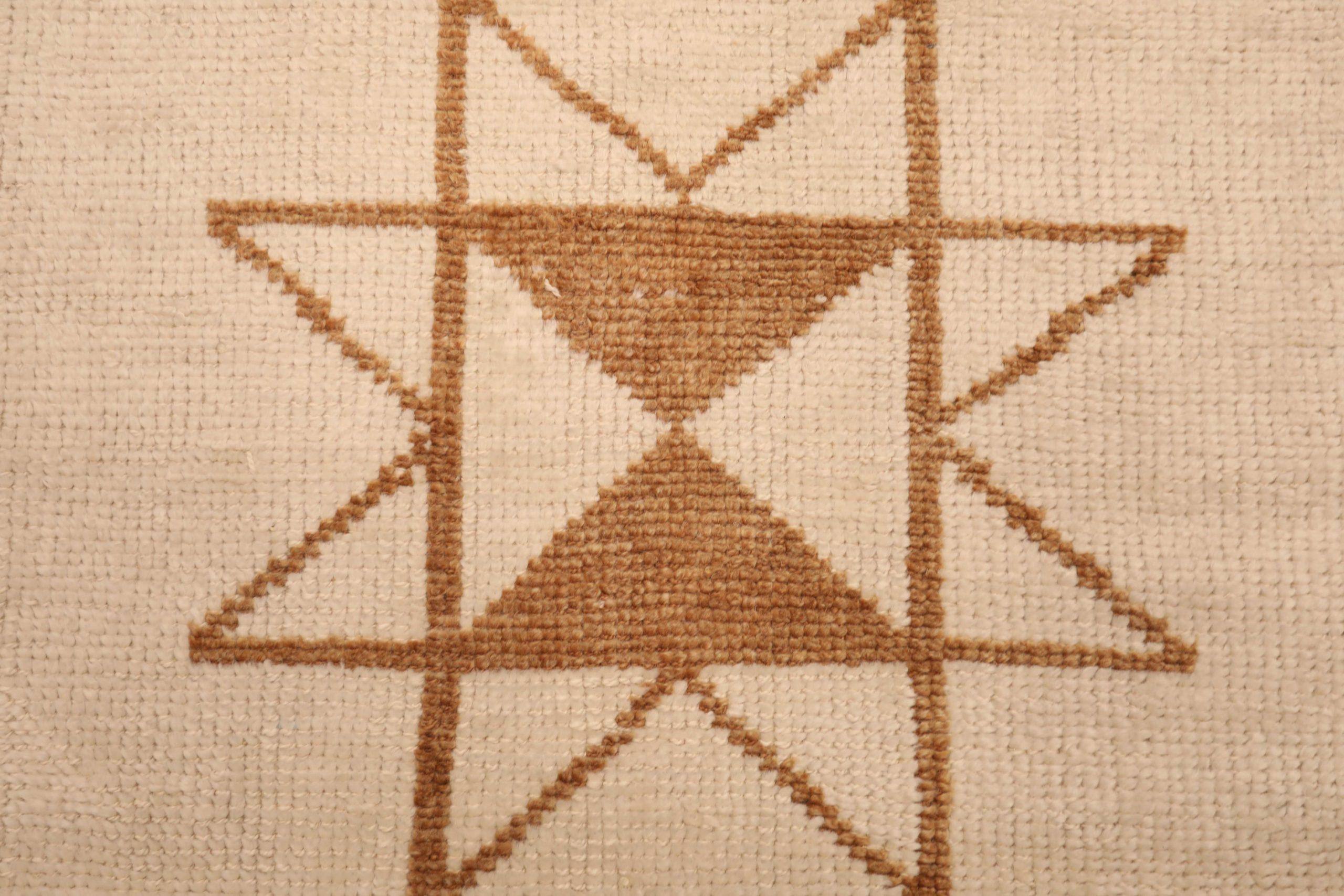 Tapis de course Turkey Anatoly - Laine Brown Ivory Design - 93380 Excellent état - En vente à Dallas, TX