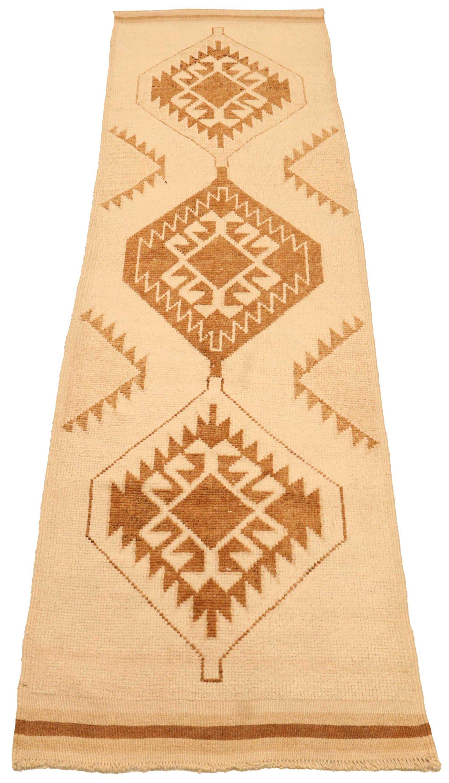 Discover the elegance of Turkey Anatoly featuring Runner Rug in Circa 1940. Designed with Wool and BrownIvory, this exclusive design is perfect for enhancing your space.
