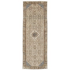 Tapis de course Turkey Anatoly - Laine Brown Ivory Taupe Design - 93262